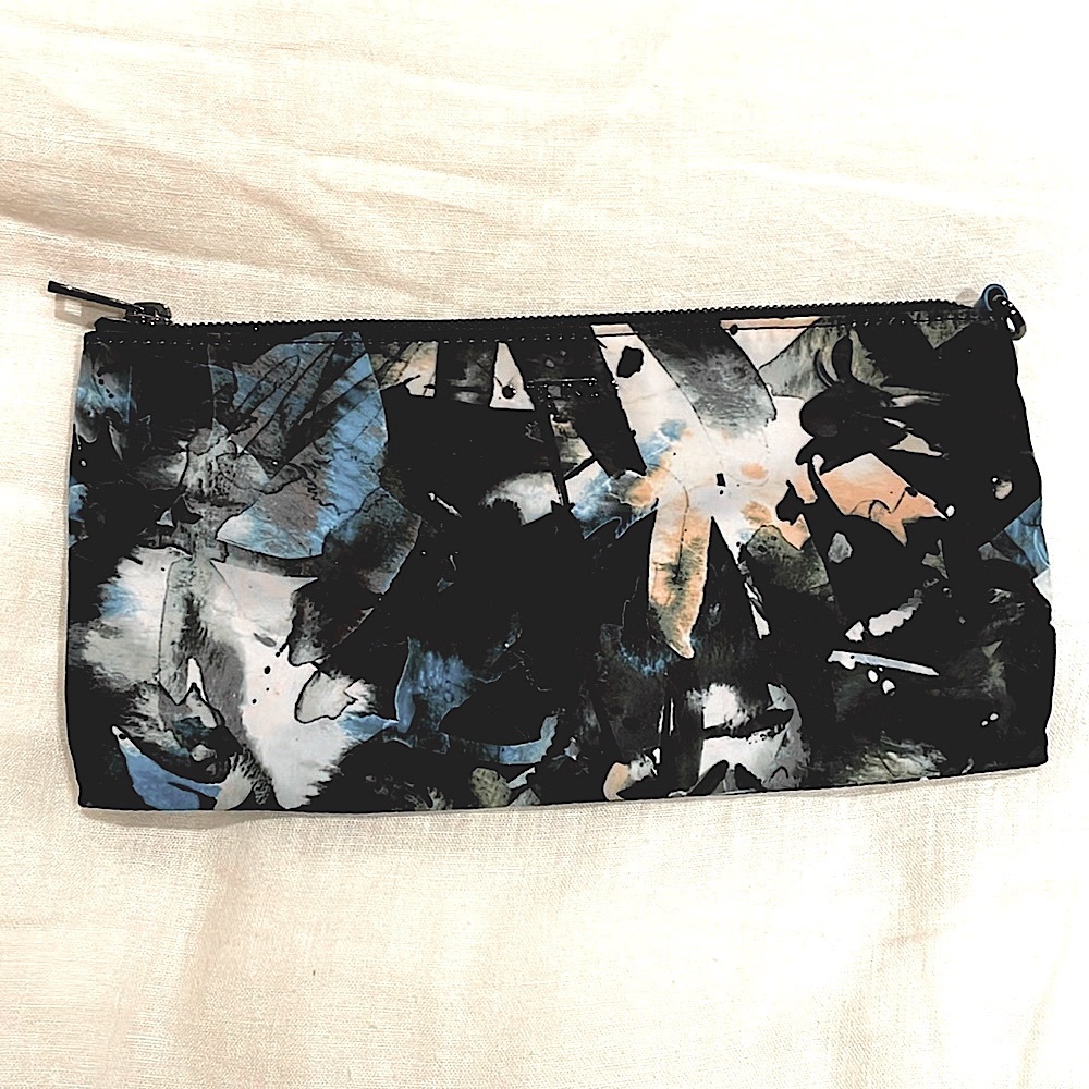 Tumi Travel Zip Pouch | Abstract Print Organizer | Makeup Tech Bag